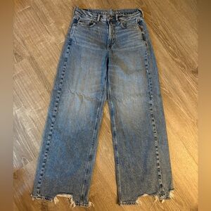 American Eagle wide leg jeans